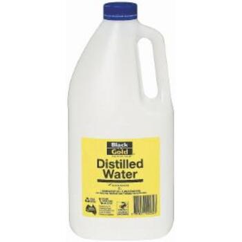 Water Distilled 2l Black & Gold