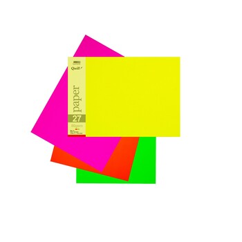 Sp- Paper Quill A3 80Gsm Fluoro Assorted Pk150