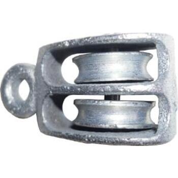 Pulley Awning Dbl Cast Galv 25mm