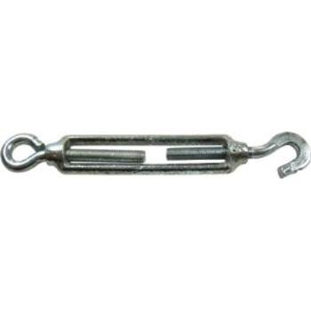 Turnbuckle Hook & Eye Galv 6mm