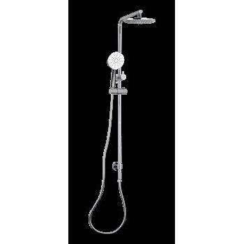 Mixx Circa Twin Rail Shower Chrome