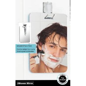 Mirror Anti-Fog With Hook Chrome Viso