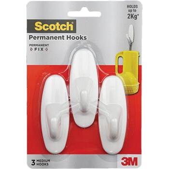 Hook Oval Medium HR09 PKT3 Scotch