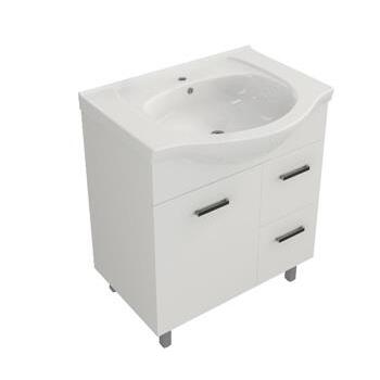 Vanity Gela Semi Recessed 1TH 750mm 1/2