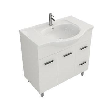 Vanity Gela Semi Recessed 1TH 900mm 1/2