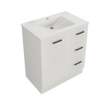 Vanity Cazz White 1TH 750mm