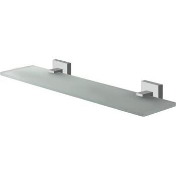 Mixx Square Builders Glass Shelf Chrome