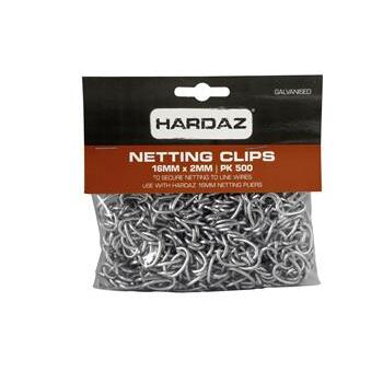 Netting Clips 16mmx2mm Pk 500