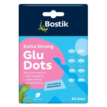 Sticky Dots Bostik Glu Dots Extra Strong Pk64