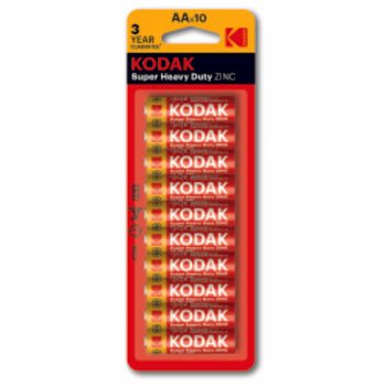 Battery Kodak Aa Super Heavy Duty Pk10