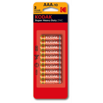 Battery Kodak Aaa Super Heavy Duty Pk10