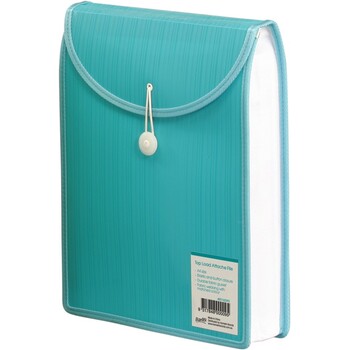 File Attache Bantex A4 Top Opening Aqua