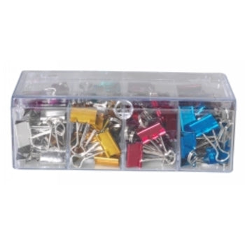 Foldback Clips Esselte 19Mm Asst Metallic 96'S