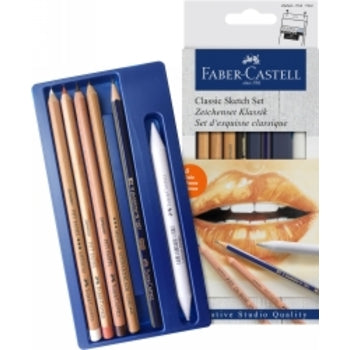 Pencil Faber-Castell Classic Sketch Set Asst Pk6