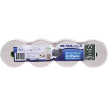 Thermal Roll Kleenkopy 80X80Mmx75M Bpa Free Fsc Pk4