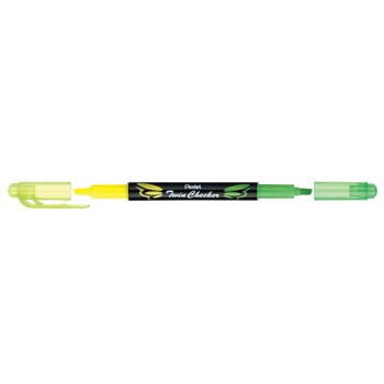 Sp- Highlighter Pentel Slw8 Twin Tip Yellow & Green