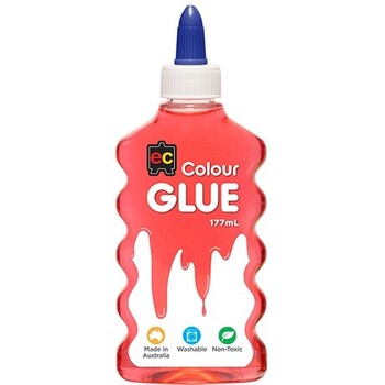 Glue Ec 177Ml Coloured Red