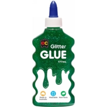 Glitter Glue Ec 177Ml Green