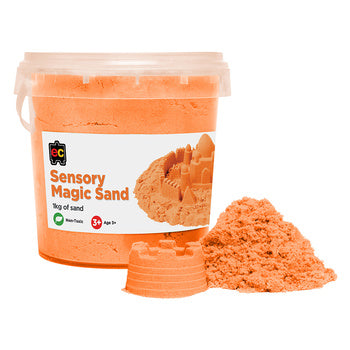 Sensory Sand Ec 1Kg Magic Orange