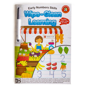 Book Lcbf Wipe Clean Learning Early Number Skills