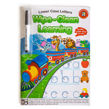 Book Lcbf Wipe Clean Learning Lower Case Letters