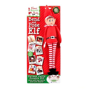 Elves Xmas 39Cm Boy Bendable Soft Body Vinyl Face