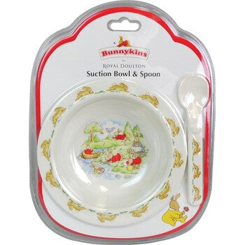 Baby Gift Bunnykins Suction Bowl & Spoon Red