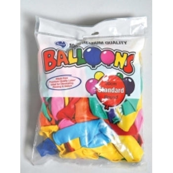 Balloons Alpen 30Cm Asst Cols Pk100