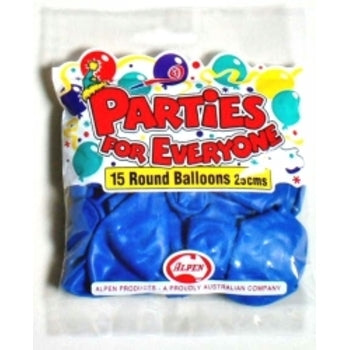 Balloons Alpen 25Cm Blue 15'S