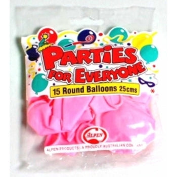 Balloons Alpen 25Cm Fuchsia 15'S