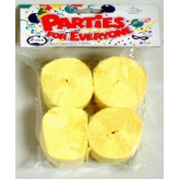 Streamers Crepe Alpen P4 Yellow