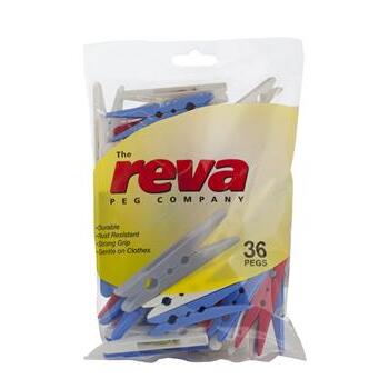 Clothes Peg Standard 36 Bag Reva