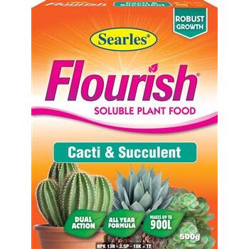 Fertiliser Flourish Cacti & Succulent Soluble 500g