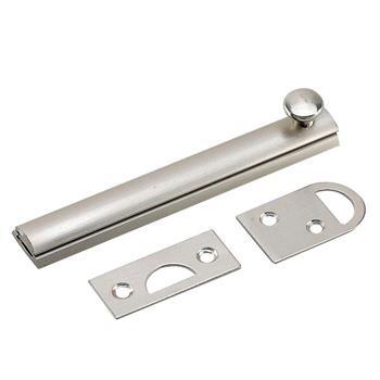 Surface Bolt 75mm Satin Chrome