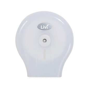 Toilet Roll Dispenser Livi Single White