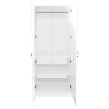 Wardrobe 2 Door White 1800mm