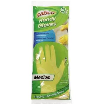 Gloves Handy Medium 3 Pairs Sabco