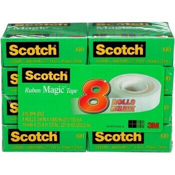 Tape Magic Scotch 810 19Mmx25M Refill Pk8