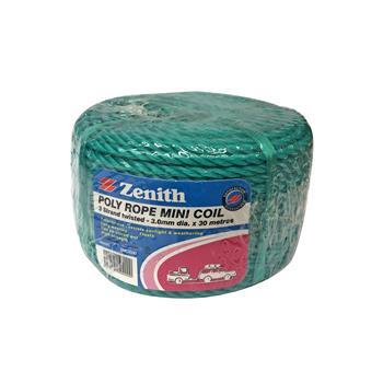 Rope Pe Minicoil 3mmx30M Green