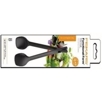 Salad Tongs Silicone Black Fiskars