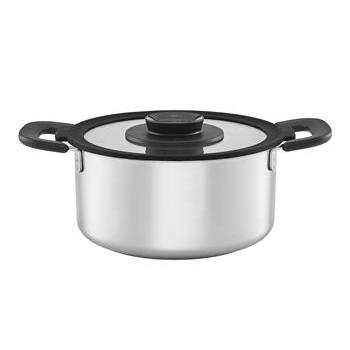 Casserole Saucepan Stainless Steel with handles 3L Fiskars