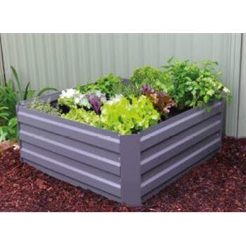 Garden Bed Raised 1000x1000x300mm Slate Grey