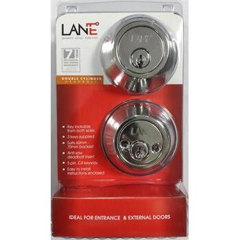 Deadbolt Polished Ss Double Cylinder L957015