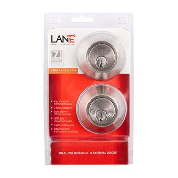 Deadbolt Satin Ss Double Cylinder L957039