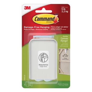 Jumbo Canvas Hanger 1Pk - Command