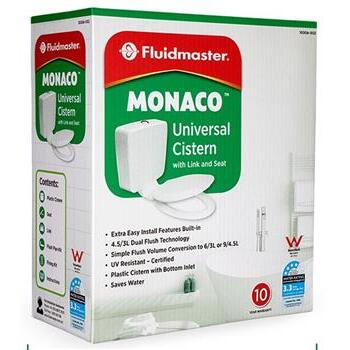 Cistern Inc Link & Seat Universal Wht Monaco