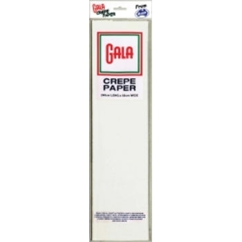 Crepe Paper Gala 240X50Cm White