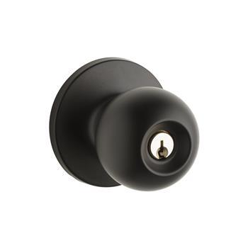 Knob Entrance Set Black Bala