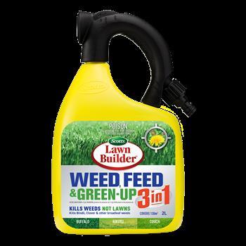 Fertiliser Weed Feed & Green Up 3 in 1 Lawn Builder