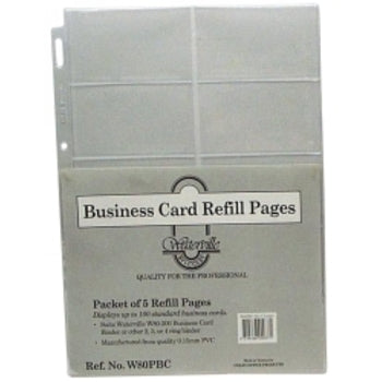 Refill Colby W80 200Cap A4 Card Pockets